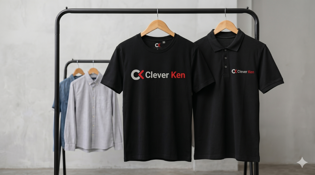 CK T-Shirt and Polo on Rack